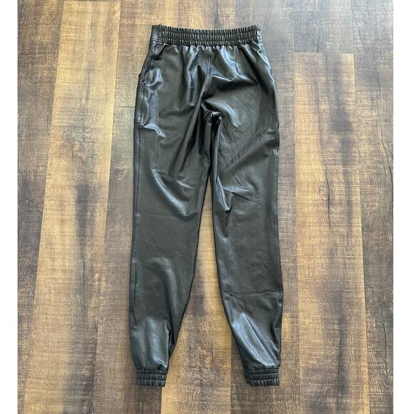 SPANX Faux Leather Like Jogger Pants Pull-On Elastic Waist Size Small - Picture 5 of 10